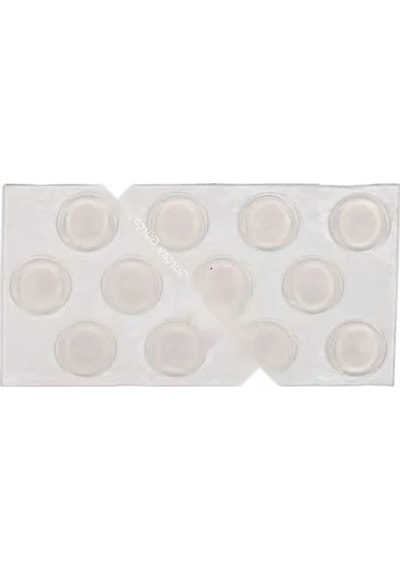 18 Mm Cam Altı Kaydırmaz Silikon Abanoz