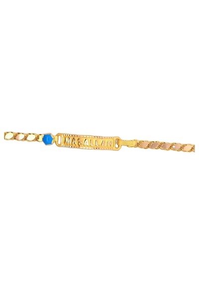 Cigold Taşlı Çocuk Bileklik 14 Ayar Altın 1.75 Gr Oa-c11203029249 Renkli Çok Renkli