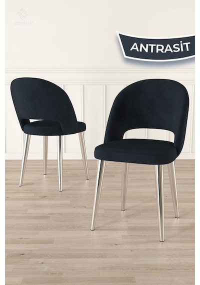 Canisa Weps Serisi 89x150 Açılabilir Lak Panel Rampla Gri Krom Ayak Masa Takımı Ve 6 Antrasit Sandalye Rampla Gri Masa Antrasit Sandalye Krom Ayak Canisa Weps Serisi 89x150 Açılabilir Lak Panel Rampla Gri Krom Ayak Masa Takımı Ve 6 Antrasit Sandalye Rampla Gri Masa Antrasit Sandalye Krom Ayak