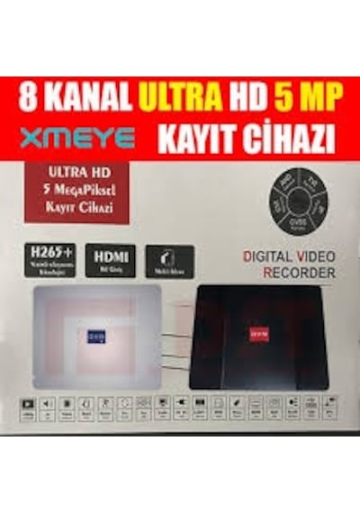 5 Mp H265 8Li Kayıt Cihazı