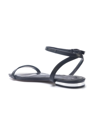 Nine West Maolaıne 5fx Siyah Kadın Düz Sandalet 000000000101928972 Siyah