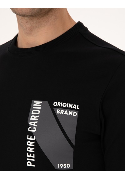 Pierre Cardin Erkek Siyah Sweatshirt 50317750-vr046 Siyah
