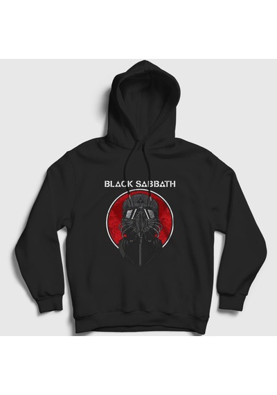 Presmono Unisex The Mask Black Sabbath Kapüşonlu Sweatshirt Siyah