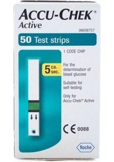 Accu-Chek Active Şeker Ölçüm Strip 50'li