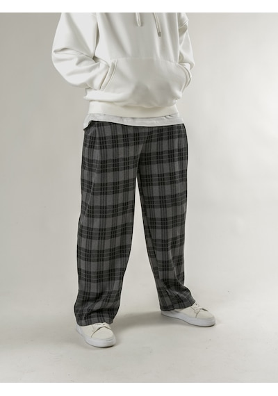 Cocopelli Ekose Erkek Baggy Pantolon Coc2666 Gri