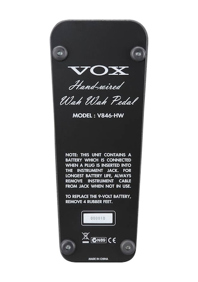 Vox V846-hw Hand-wired Wah Pedalı