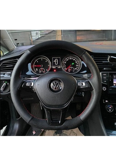 Golf 7-jetta-passat-tiguan-polo-t-roc F1 Uyumlu Tüylü Alcantra Di