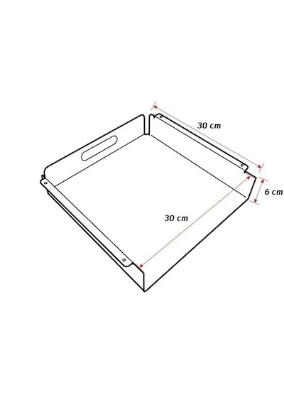 Hvngroup Metal Masa Altı Raf