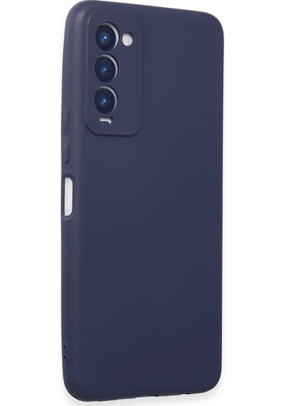 Tecno Camon 18 Kılıf First Silikon - Lacivert Çr