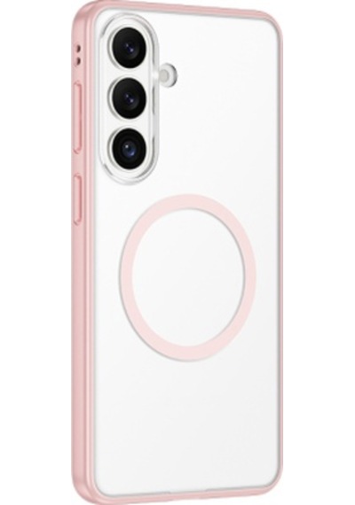 Galaxy S26 Plus Uyumlu Kılıf M-safe Şarj Özellikli Mat Arka Yüzey Wlons Lola Kapak Pembe Pembe