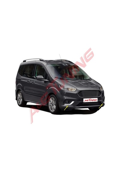 Ford Yeni Tourneo Courier Sis Farı Çerçevesi 2018 - 2023 Arası 2 Parça Paslanmaz Çelik N11.4503
