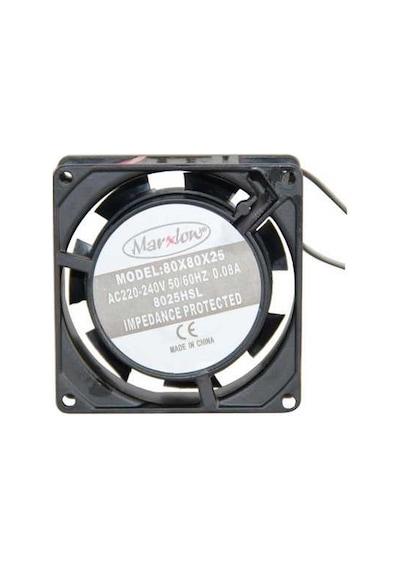 80X80X25 Ac 220V 240V Metal Kasa Fanı