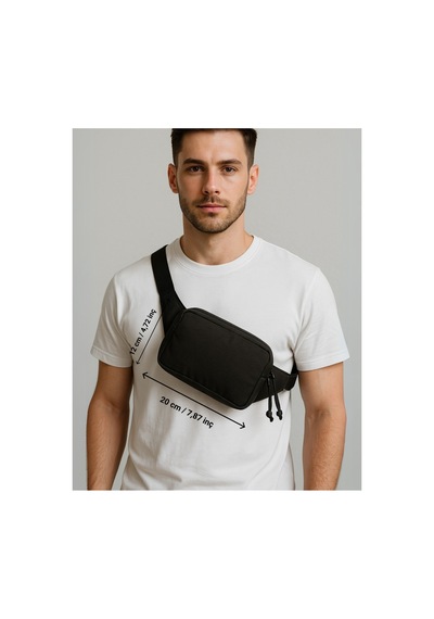 Utx Grovuxa Lıte Unisex Günlük Bel/omuz Çantası Siyah