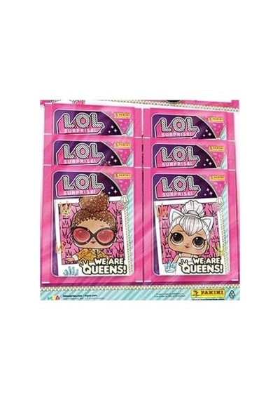 L.o.l Surprise We Are Queens Sticker Collection 10'lu Paket 40 Sticker 10 Kart Kbestlol10 Abanoz