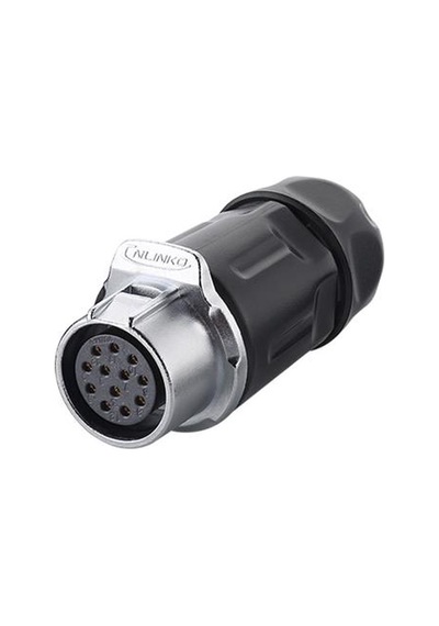 LP-20-J12PP-01-001 12-Pin Su Geçirmez Konnektör - Dişi