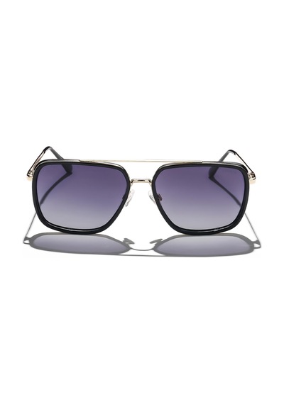 Hermod Rc159s-001-56 Polarize Unisex Güneş Gözlüğü Altın