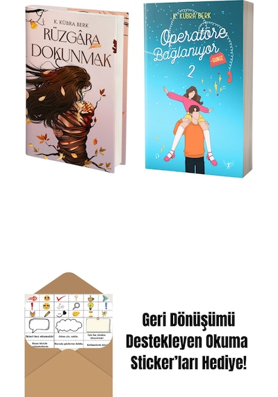 Rüzgâra Dokunmak Ciltli + Operatöre Bağlanıyorsunuz 2 + Okuma Sticker'ları