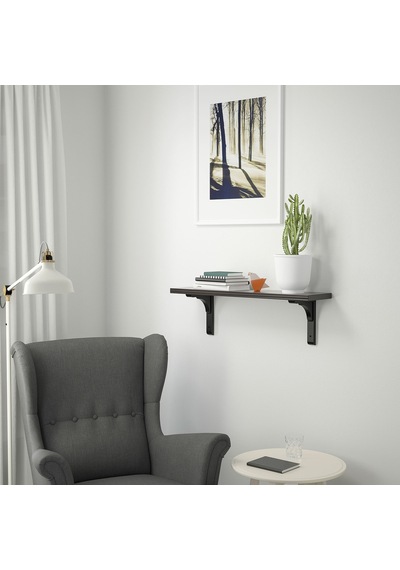 Ikea Bergshult/ramshult Duvar Rafı 80x20 Cm Kahverengi