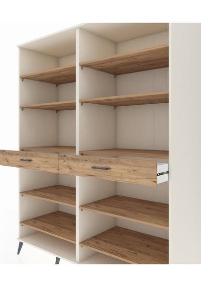 Kronos Gardrop 10 Raflı 2 Çekmeceli 176x59x221 Aytaşı-çam Çam Kronos Gardrop 10 Raflı 2 Çekmeceli 176x59x221 Aytaşı-çam Çam