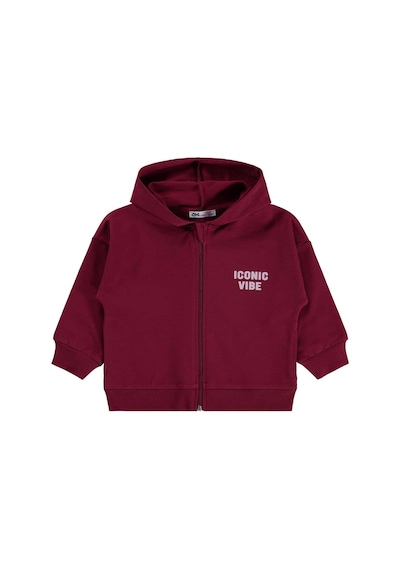 Civil Girls Basic 2-5 Yaş Hırka - Bordo