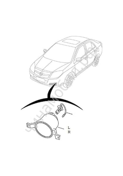 Geely Mk Ön Sis Farı Sağ