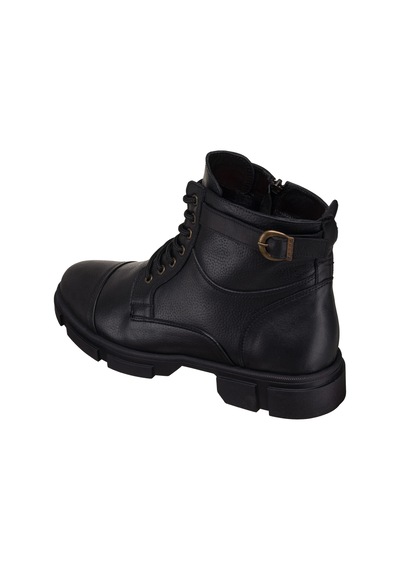 Costo Shoes 45-46-47-48-49-50 Numara Tr703 Siyah Dana Derisi El İşçiliği Rahat Geniş Kalıp Özel Seri Erkek Bot Siyah