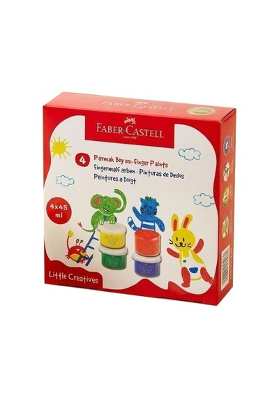 Faber Castell L.creatives Parmak Boyası 4'lü Çok Renkli
