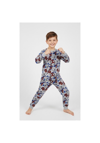 Free Beka Sevimli Karakter Desenli Bisiklet Yaka Çocuk Uzun Kollu Pamuklu Alt Üst Pijama Takımı Gri Free Beka Sevimli Karakter Desenli Bisiklet Yaka Çocuk Uzun Kollu Pamuklu Alt Üst Pijama Takımı Gri