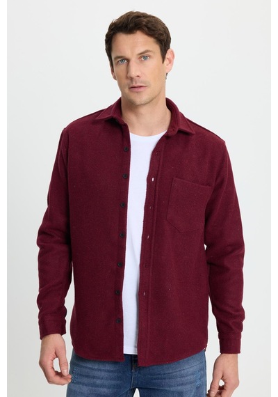 Tudors Erkek Regular Fit Klasik Kesim Düz Cepli Koyu Bordo Oduncu Gömlek-41629 Bordo Tudors Erkek Regular Fit Klasik Kesim Düz Cepli Koyu Bordo Oduncu Gömlek-41629 Bordo