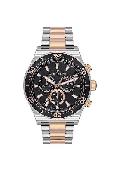 Jacques Philippe JPQGC201318 45 mm  Rose Gold / Metalik Gri Erkek Kol Saati