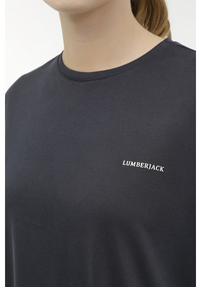 Lumberjack Wl Amber 11ck900 3pr Siyah Kadın Kısa Kol T-shirt 000000000101439030 Siyah