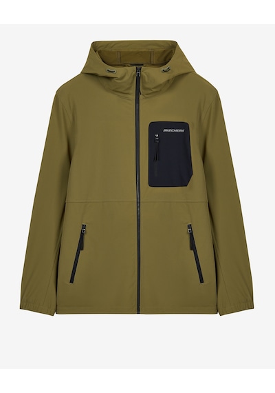 Skechers M Full Zıp Trai Jacket Erkek Haki S2620167-2194