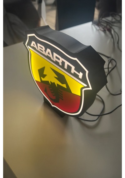 Abarth Dekoratif Aydınlatma Led Gece Lambası Çok Renkli