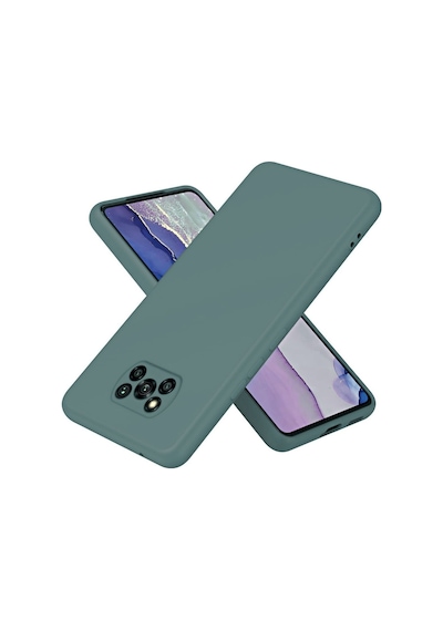 Poco X3 Pro Uyumlu Silikon Kılıf - Pastel Renk Tonu Kamera Korumalı Esnek Kapak - Yeşil Yeşil