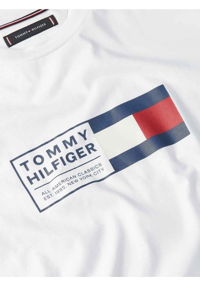 Erkek Marka Logolu Günlük Kullanıma Uygun Beyaz T-shirt Mw0mw42366 Ybr Beyaz