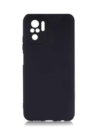 Kilifone - Xiaomi Uyumlu Redmi Note 10s - Kılıf Mat Renkli Esnek Premier Silikon Kapak - Siyah