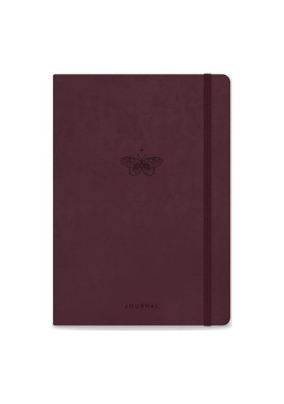 A5 Bullet Journal Noktalı Defter 140 Gr. 80 Yaprak Velvet Berry