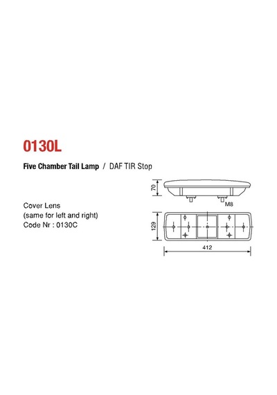 Stop Lambası Daf Tır Em 1993-1997 - Magırus 2002 N11.17647