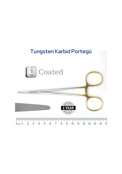 Leobone Surgical TC Needle Holder & Portegü Tungsten Karbid