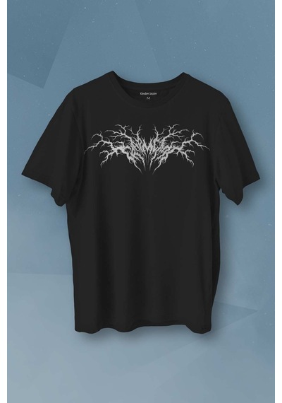 Trap Metal Hip Hop Rap Music Müzik Trapmetal Baskılı Siyah T-shirt Unisex Tişört 001