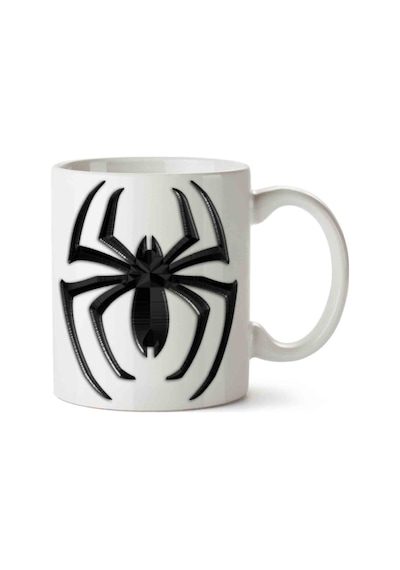 Spider Man Venom Symbol Marvel Iki Tarafı Baskılı Kupa Bardak Çok Renkli