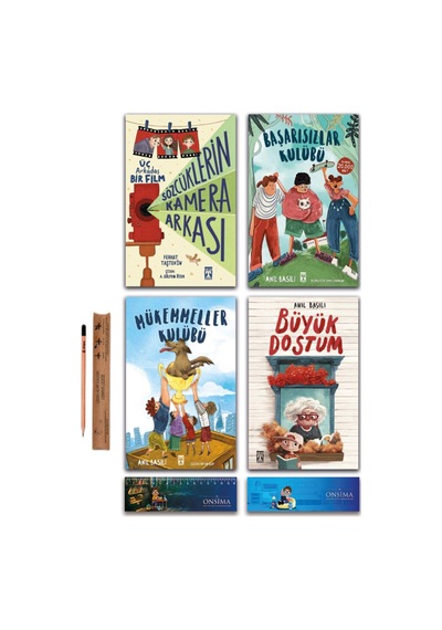 İlk Genç Timaş Sözcüklerin Kamera Arkası - Başarısızlar Kulübü - Mükemmeller Kulübü - Büyük Dostum Set 4 Kitap