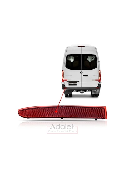 Mercedes Sprinter 2018 Yılında Çıkan Kasa W907-910- Reflektör Arka Sol Oem No: A9108204800