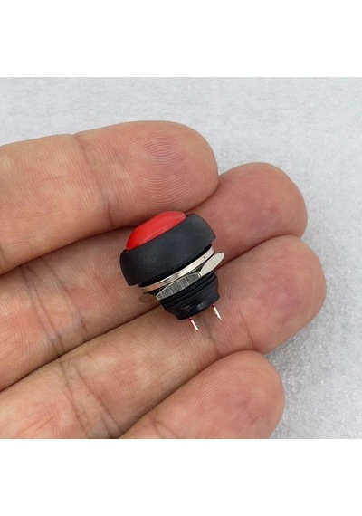 Ic-184 Kırmızı Plastik Push Buton 12mm Pbs-33b
