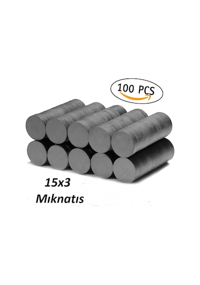 100 Adet 15X3 Yuvarlak Mıknatıs - Kına Sünnet Süsleme Mıknatısı 253918290