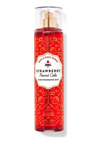 Bath & Body Works Strawberry Pound Cake Vücut Spreyi 8 Oz / 236 Ml
