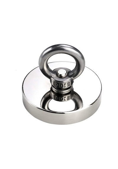 60 Mm Neodyum Pot Magnet Fishing Çok Güçlü Kurtarma Mıknatısı Manyetik Balıkçılık Kancası