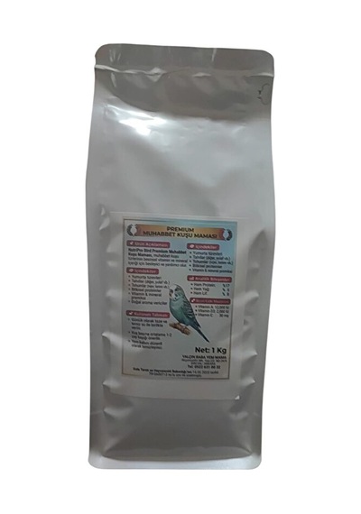 Muhabbet Kuşu Maması 1 Kg - Yumurtalı Vitaminli Profesyonel Üretici Ve Kondisyon Maması