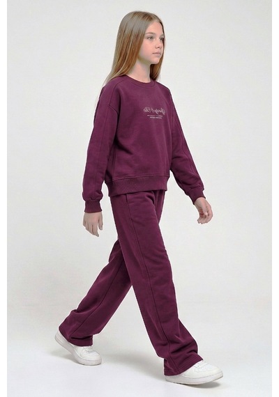 Dmb Kids Kız Eşofman Takım 26kdmb9984 Bordo