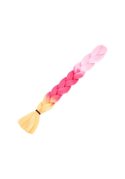 Afrika Örgüsü Ve Rasta İçin Sentetik Ombreli / Açık Pembe / Koyu Pembe / Turuncu - Rxlu-461827 Çok Renkli
